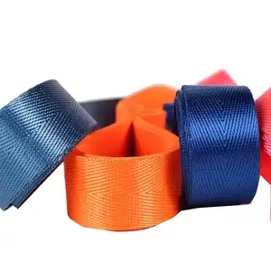 wholesale polyester Nylon herringbone woven belt polyester outdoor tent braided luggage accessories strap webbing