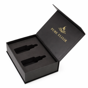 Boîte d'emballage cosmétique personnalisée de haute qualité avec insert de protection pour flacons cosmétiques, boîte mate, logo personnalisé, vente en gros - Product Image 4