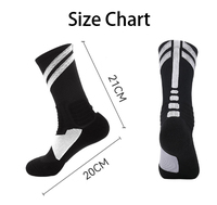 Chaussettes de basketball en gros à séchage rapide, légères et respirantes, chaussettes de sport mi-mollet