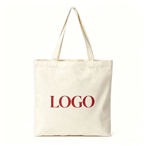 Bulk Wholesale Recycled Cotton Shopping Totes Stock Custom Color Logo Print Zipper Bags <b>Large</b> Capacity Mommy Bags, Factory Cus - Product Image 1