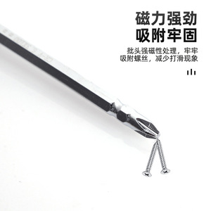 ชุดไขควงแม่เหล็กอเนกประสงค์ DIY แบบสองหัว ฟิลลิปส์และแบน สำหรับซ่อมแซมในบ้าน 1-20 ชิ้น - Product Image 2
