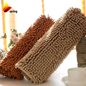 Mode contemporaine épaisse en peluche beige rayé <span class=keywords><strong>tapis</strong></span> <span class=keywords><strong>de</strong></span> <span class=keywords><strong>bain</strong></span> lavable chenille <span class=keywords><strong>tapis</strong></span> <span class=keywords><strong>de</strong></span> <span class=keywords><strong>bain</strong></span> pour la maison ou l'hôtel - Product Image 2