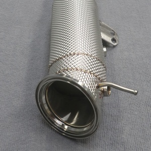 Factory Direct Heat Shield 304 Stainless Steel Catted Downpipe for Bmw B58 G05/G06 X5/X6 2020-2022 - Product Image 2