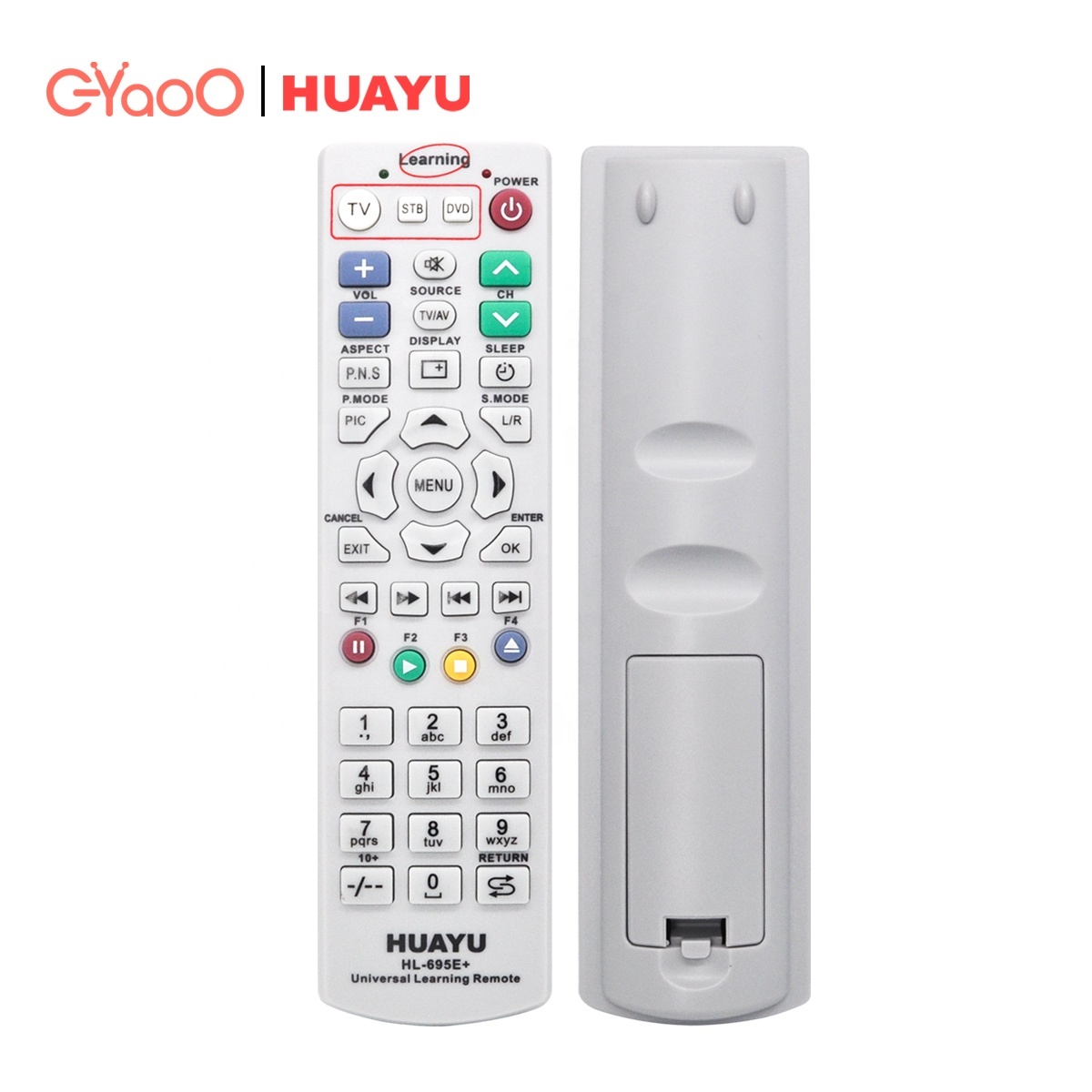 <strong>HUAYU</strong> HL-695E+ SMART LCD LED TV DVD STB Smart Learning <strong>Code</strong> <strong>Remote</strong> Control