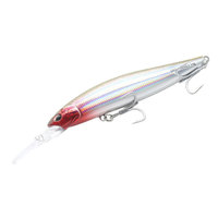 Leurre de pêche à la traîne en acier tungstène à pignon fixe, jerkbait à lèvres longues, flottant, suspendu, pour la pêche au bar et au culter à bec haut
