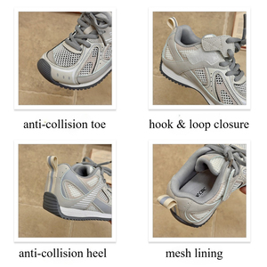 Chaussures de sport décontractées respirantes à semelle en caoutchouc pour bébés et jeunes enfants, garçons et filles, avec fermeture auto-agrippante - Product Image 5