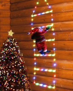 Usine Père Noël Escalade Échelle Joyeux Noël Décoration Maison En Plein Air Jardin Arbre De Noël Ornements Festive Party Supplies - Product Image 6