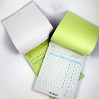 Carnet de reçus autocopiants de haute qualité, 5 feuillets, 2 copies, 50 sets de formulaires de reçus duplicata