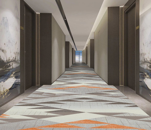 Alfombra de Nailon Trenzado Estampado, Cómoda, Fabricada a Máquina, Antiincrustante, Antibacteriana, Antideslizante y Antiestática para Sala de Conferencias - Product Image 1