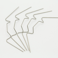 Clip de fixation à ressort en fil métallique galvanisé de 7 lb, style W-Coil, pour serres et usage industriel