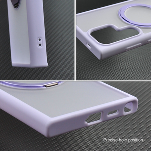Galaxy S24 Ultra ケース 360度回転式リング付き マグネット対応 耐衝撃 ラバーコーティング スマホケース - Product Image 5
