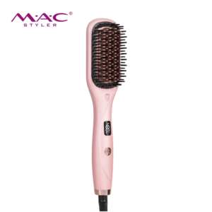 <span class=keywords><strong>Cepillo</strong></span> <span class=keywords><strong>Alisador</strong></span> de Cabello MAC Ion Keratin Protect 480 ° Herramienta de peinado y alisado de un solo paso con pantalla LCD digital y calentamiento cerámico - Product Image 5