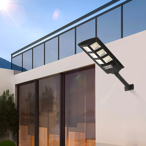 אור שמש הוביל אור חיצוני המנורה הסולארית החזקה ביותר הוביל 3 מצב שליטה מרחוק עמיד למים גן מנורת רחוב MT-RL06 - Product Image 3