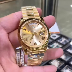 40Mm Trọng Sáng Không Thấm Nước Sapphire Gương Thủy Tinh Cơ Khí Watchcustomized 18K Vàng Đồng Hồ Cho Người Đàn Ông 3255 Phong Trào - Product Image 2