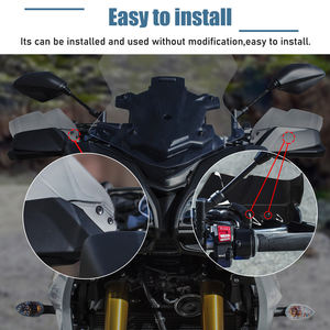 XXUN <span class=keywords><strong>Accessoires</strong></span> de moto Extension de protège-mains Bouclier de main pour Yamaha <span class=keywords><strong>Tracer</strong></span> <span class=keywords><strong>900</strong></span> <span class=keywords><strong>GT</strong></span> 2018 <span class=keywords><strong>2019</strong></span> 2020 2021 - Product Image 4