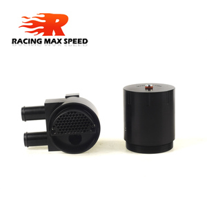 Botella de tanque de lata de captura de aceite de aluminio de palanquilla negra con deflector para N54 135 335 <span class=keywords><strong>535</strong></span> - Product Image 3