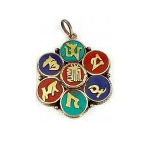 Joyería Tibetana Hecha a Mano al por Mayor, Colgante de Plata Tibetana a Buen Precio - Product Image 1