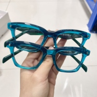 Montures de lunettes optiques œil-de-chat surdimensionnées en acétate, couleur dégradée, motif floral, en stock, vente en gros
