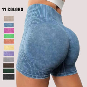 8 colori Push up Tie Dye pantaloncini da Yoga da donna <span class=keywords><strong>Gym</strong></span> Fitness abbigliamento sportivo da allenamento collant con LOGO Leggings a vita alta - Product Image 1