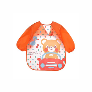 Babero de Manga Larga <span class=keywords><strong>para</strong></span> Bebé de Peva, con Bolsillo, Estampado, Vestido Reversible <span class=keywords><strong>para</strong></span> Niños, <span class=keywords><strong>Ropa</strong></span> con Botones <span class=keywords><strong>para</strong></span> Niños Pequeños - Product Image 1