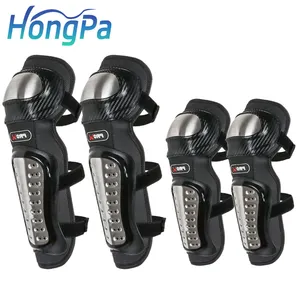 Stainless Steel Sports Riding Protector Kneecap Kneelet Motorcycle Knee Elbow Pads Motorcycle Accessories