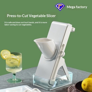 Affettatrice Multifunzione Manuale per Verdure, Ideale per Ravanelli, Zucchine, Filetti, Limoni, Patate, Utensile da Cucina per Uso Domestico - Product Image 2