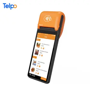 Telpo M1 Android 10บราซิล PIX QR Code สแกนเนอร์การชำระเงิน Pos มือถือ4G กับเครื่องพิมพ์ใบเสร็จ