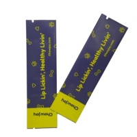 Joint à dos en aluminium avec impression numérique personnalisée, pièces, emballage en plastique pour petit sucre, miel et poudre de boisson, sacs d'échantillon