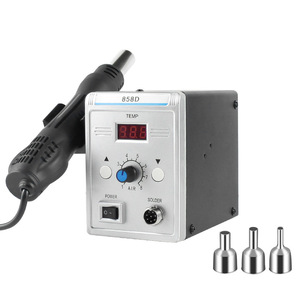 858D Hot Air Desoldering Station Digital Display 110V 220V Temperature <b>Control</b> SMD Repair Tool - Product Image 4