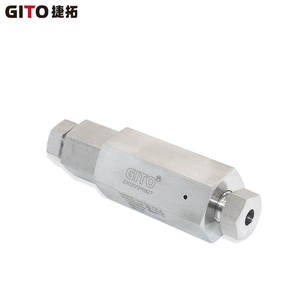 Válvula de Retención Unidireccional GITO 316 de Presión Media-Alta con Sello Rígido para Gas, Líquido, Aceite y Agua, Estructura de Seguridad Manual y Neumática - Product Image 1