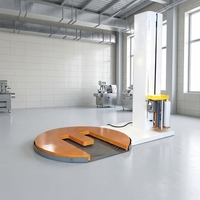 Machine d'emballage automatique de palettes en forme de M, équipement d'emballage industriel pour entrepôt logistique, utilisation à l'exportation, fabricant