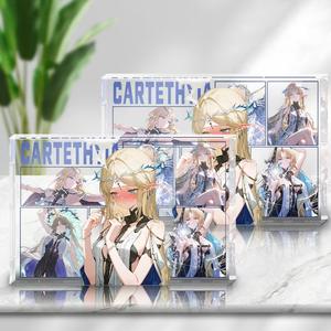 Support de bureau personnalisé en acrylique pour personnage d'<span class=keywords><strong>anime</strong></span>, double face, holographique, transparent, pour personnage de dessin animé - Product Image 4