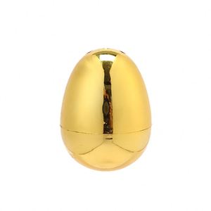 Ready Stock 6X4.5cm <b>Easter</b> <b>Egg</b> Plastic Lottery Eggshell with Opening Electroplated Customizable 50-Pack <b>Wholesale</b> - Product Image 5