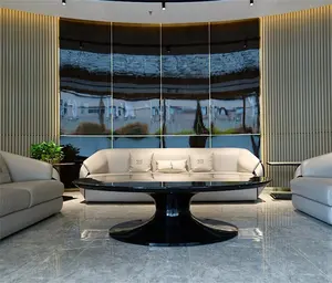Özel İtalyan tasarım oturma odası hakiki deri kanepe seti modüler mobilya ışık lüks araba tarzı modern kıdemli kanepe kılıfı