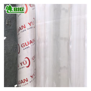 Boligao Tapis de bureau en PVC <span class=keywords><strong>transparent</strong></span>, protection de table en verre souple, <span class=keywords><strong>film</strong></span> plastique épais et antidérapant, découpable - Product Image 1