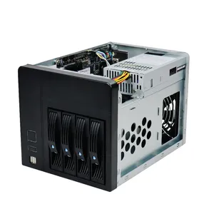 Chasis de Servidor NAS Metálico de Torre Media de 4 Bahías, Mini ITX, con Intercambio en Caliente y Placa Base SATA de 6 Gbps, para Servidor Doméstico y Almacenamiento en la Nube Personal - Product Image 4