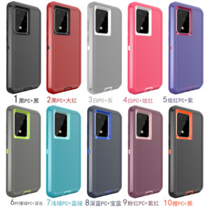 3in1 caso <span class=keywords><strong>para</strong></span> <span class=keywords><strong>Samsung</strong></span> <span class=keywords><strong>Galaxy</strong></span> <span class=keywords><strong>S20</strong></span> más <span class=keywords><strong>S20</strong></span> <span class=keywords><strong>Ultra</strong></span> Anti-choque caso duro TPU + PC teléfono celular cubierta de la Caja - Product Image 6