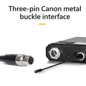 Micro-casque sans fil OEM DR80A UHF à 2 canaux avec suppression du bruit pour l'enseignement et les spectacles sur scène - Vente chaude - Product Image 2