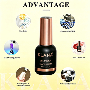 KLANA 8 Colors Jelly Red Cat Eye <b>Gel</b> <b>Set</b> Soak Off UV <b>Gel</b> <b>Nail</b> Polish Christmas Wedding Transparent Ice Art <b>Gel</b> for <b>Nail</b> Bulk - Product Image 6