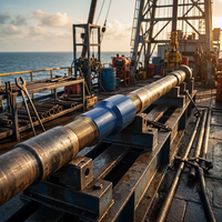 Буровая насадка Drillsoltek Premium из легированной стали с резьбовым соединением Crossover Sub NC50 для роторного бурения