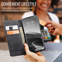 CaseMe Retro Wallet Card Slot Flip PU Leather Case pour RedMi Note 14 13 12 Pro Lite Plus pour Xiaomi Mi 13T 14T Poco X7 X6 Pro