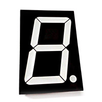 Meilleur vendeur-affichage led ultra rouge 200-270mcd 2.3 pouces à un chiffre 7 segments 7 segments Houkem-23011-A/BUR