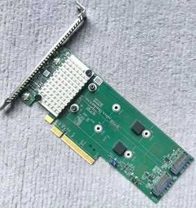 AOC-SLG4-2H8M2 Dual M.2 NVMe SATA RAID PCIe 4.0 x8 LP SAS3808 2242 2280 22110 RoHS - Product Image 2