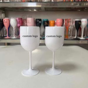 Copas de Vino Bohemias de PP de 16 oz, Irrompibles, Reutilizables, de Color Negro, Rosa y Blanco, para Flautas, Bares, Clubes, Restaurantes, Fiestas en Casa - Product Image 3