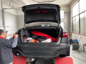 Griglia auto llip posteriore auto Bodykit 2020 2021 parte anteriore posteriore BODY kit per AUDI A6 S6 C8 <span class=keywords><strong>RS6</strong></span> - Product Image 6