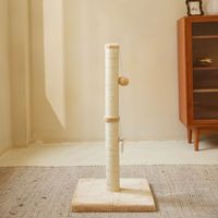 Griffoir pour chat pliable écologique en sisal et bois avec structure d'escalade et arbre à chat