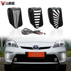 ไฟวิ่งกลางวันแบบ LED สำหรับโตโยต้า พริอุส ปี 2012-2015 ไฟเลี้ยว DRL ไฟตัดหมอก 12V ABS PC ปิดผนึกกันน้ำ - Product Image 3