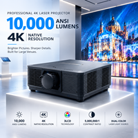 Projecteur laser 4K 10000 ANSI Lumen pour applications en grandes salles, lentilles japonaises, prix d'usine, qualité supérieure
