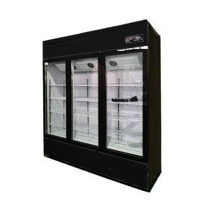 Exhibidor <span class=keywords><strong>Vertical</strong></span> de Bebidas Refrigeradas para Supermercados y Restaurantes, con Ventilador de Vidrio Comercial para Botellas de Cerveza - Product Image 6