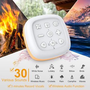 Xách tay máy tiếng ồn trắng với 7 ánh sáng ban đêm 30 âm thanh bé ngủ máy cho bé người lớn trẻ em với chức năng ghi - Product Image 3